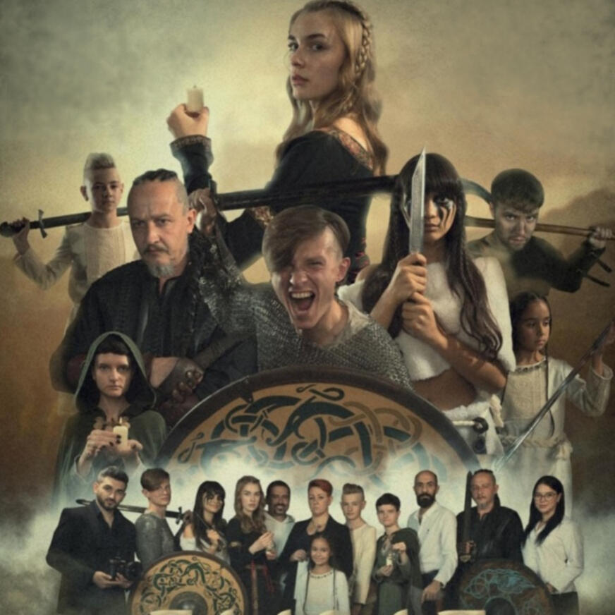 Baldr: Threads of Fate Movie poster for "Baldr: Threads of Fate". International actor Ragday Oleksandr Tymofieiev (Рагдай Александр Тимофеев) as Hjarvard.